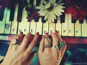 free people quotes music quote flowers pretty piano