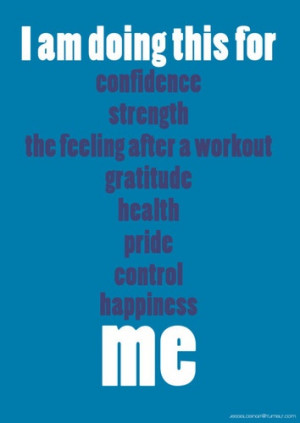 ... feeling after a workout, gratitude, health, pride, control, happiness