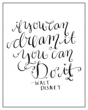 Calligraphy Print Disney Quote by ACharmingOccasion on Etsy, $10.00