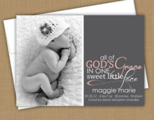 Religious Birth Announcements