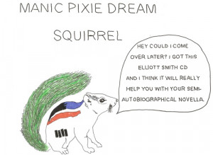amajor7:Manic Pixie Dream Squirrel.Perfect thing is perfect.