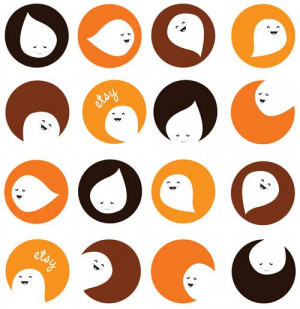 Fun ghost pattern by Joy Charde for Etsy