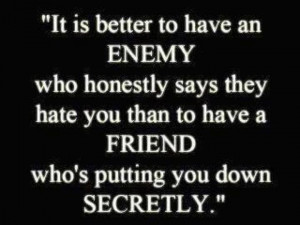 Friends and enemies