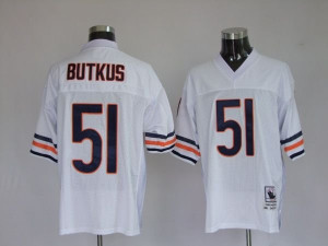 Chicago Bears # 51 Dick Butkus - blanco camisetas de fútbol de ...