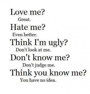 Don't care what others think of you