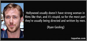 Hollywood Usually Doesn...
