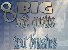 sad quotes text brushes by tina 1138 in brushes