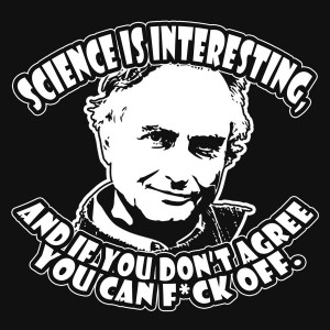 Richard Dawkins T-shirt by petheadclipon