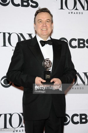 Richard McCabe poses in the press room during the American Theatre