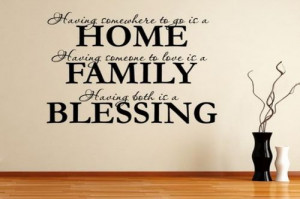family quotes home