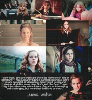 Emma Watson on her character Hermione Granger