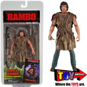 John J Rambo Survival Version Stallone First Blood Movie Neca