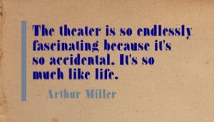 Acting – Some quotes regarding the theatre