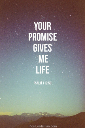 Gods promises gives me life, jesus christ the word of god, promises in ...