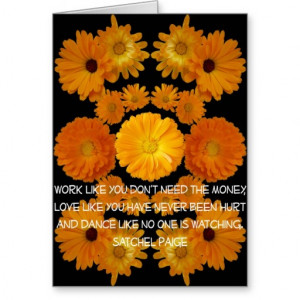 Calendula Flower Composite with PAIGE quote as Car Greeting Card