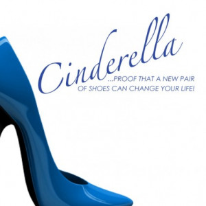 Cinderella Shoes Can Change The World Wall Sticker Quote by Serious ...