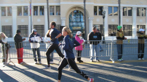 Pacing an athlete at the Silicon Valley Turkey Trot