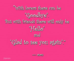 Sad Goodbye Quotes For Friends Good bye quotes