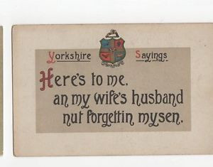 Yorkshire Sayings Vintage Postcard 0697 £3.25 Buy it now See ...