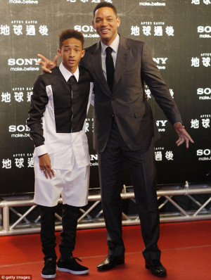 Soft touch? Will Smith, seen here with son Jaden promoting their new ...