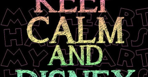 Printable DIY Keep calm and Disney on Iron on transfer framed art on ...