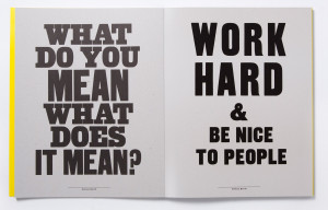 Anthony Burrill poster book gives you 30 wryly inspirational prints