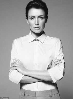 Edgy: Dannii Minogue tried out an androgynous new look in an artistic ...