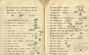 Woody Guthrie's New Year's Resolutions 1942