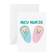 NICU NURSE Greeting Cards for