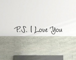 Love You Letter Quote Vinyl D eco Decal Sticker for Wall Car ...