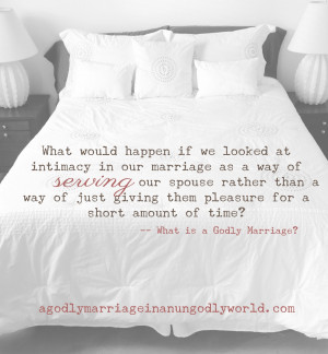 What is a Godly Marriage? | Intimacy in Your Marriage