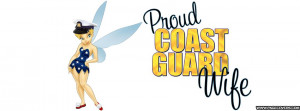 Tinkerbell Proud Coast Guard Wife Cover