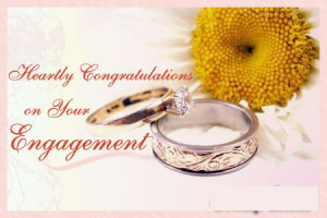 engagement wishes sms