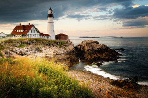 Wallpaper portland head light, cape elizabeth, maine, lighthouse, gulf ...