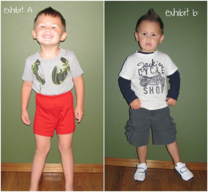 Since well, he is three and I can bribe him with cookies)