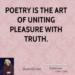 Samuel Johnson Poetry Quotes