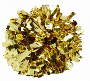 gold and silver metallic cheerleading pom poms jpg