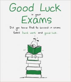 Good Luck Your Exams Card Photo