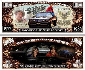 Details about A COMMEMORATIVE SMOKEY AND THE BANDIT 1977 TRANS AM BILL ...