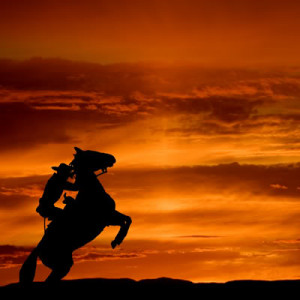 Cowboy Sunset Pier Fishing...