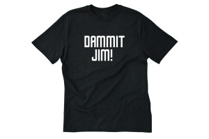 DAMMIT JIM T-SHIRT STAR SPOCK TREK KIRK JIM TV SHOW SHIRT FUNNY S-5XL ...