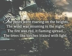 THORIN'S SONG FROM THE BOOK VERSE #OneLastTime