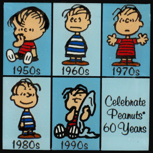 Peanuts 60th Anniversary Metal Magnet - Linus