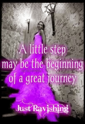 little step may be the beginning of a great journey