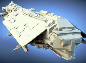 3d printed space ship models