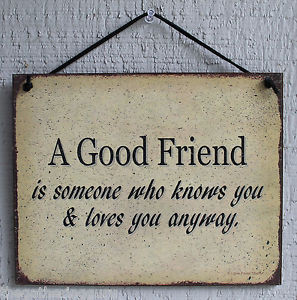 ... -Friend-Knows-Love-Funny-Friendship-Quote-Saying-Wood-Sign-Wall-Decor