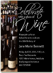 2476 Birthday Invitations Wine Cellar Party