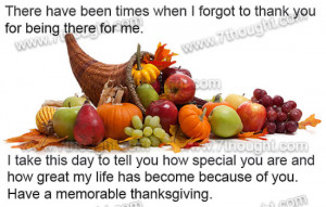 Thanksgiving Day Message 2014