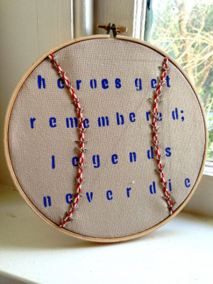 Baseball Embroidery Design Blue Red Linen Quote Legends Little Boy ...