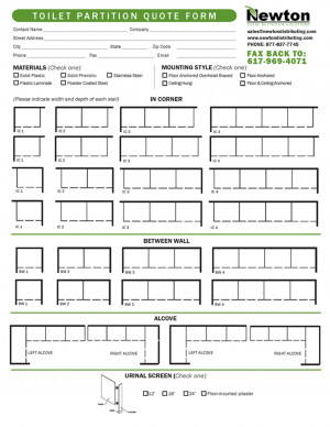 PARTITION QUOTE FORM new2